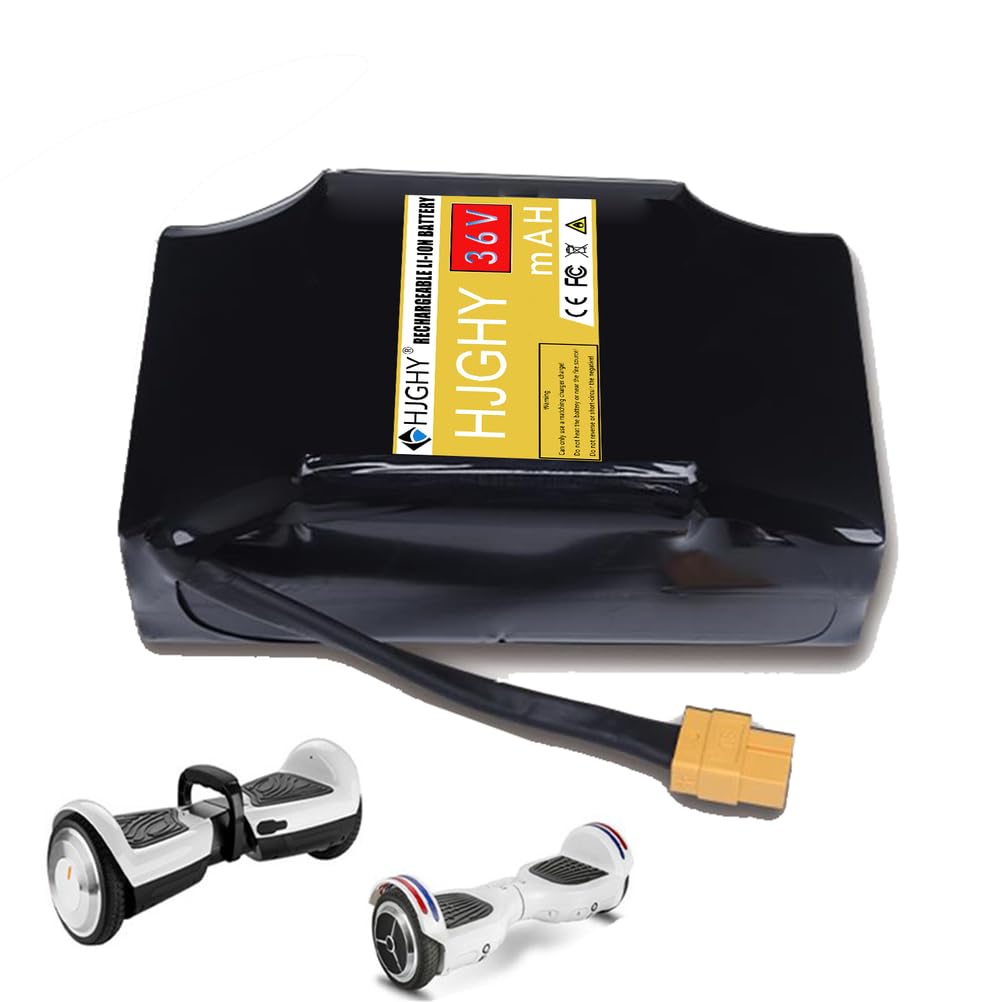 Batterie 36V 4,4Ah pour Hoverboard, Scooter électrique Auto-équilibré, Pack de Batteries Lithium 36 Volts pour Moteur de Scooter à Deux Roues avec X60
