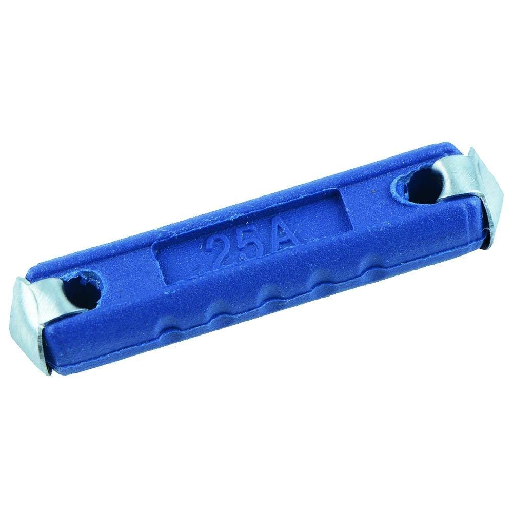 Ukcable-Ties Silver Continental Fuses Old Classic Car Fuses - 25 Amp - (Pack Of 100)