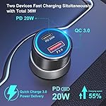 USB-C-Car-Charger-Bangfun-5-Pack-36W-PD-Fast-USB-Car-Charger-Adapter