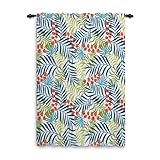 Photo Gallery ggaimwf tropicale foglie di palma tende per camera da letto verde botanico tende a foglia motivo floreale natura soggiorno corridoio ufficio domestico tenda per porta terrazza 107x160cm 1 pannello Photo Gallery ggaimwf tropicale foglie di palma tende per camera da letto verde botanico tende a foglia motivo floreale natura soggiorno corridoio ufficio domestico tenda per porta terrazza 107x160cm 1 pannello