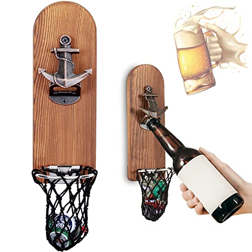 Abridor Cerveza Pared con Imanes Nevera, Abridor Magnético de
