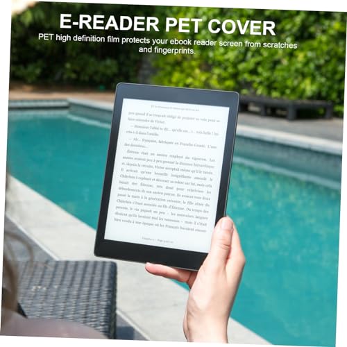 Protector de pantalla para e-reader en pack de 10 unidades láminas antiarañazos transparentes 3