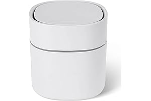 lalastar Mini Countertop Trash Can with Lid