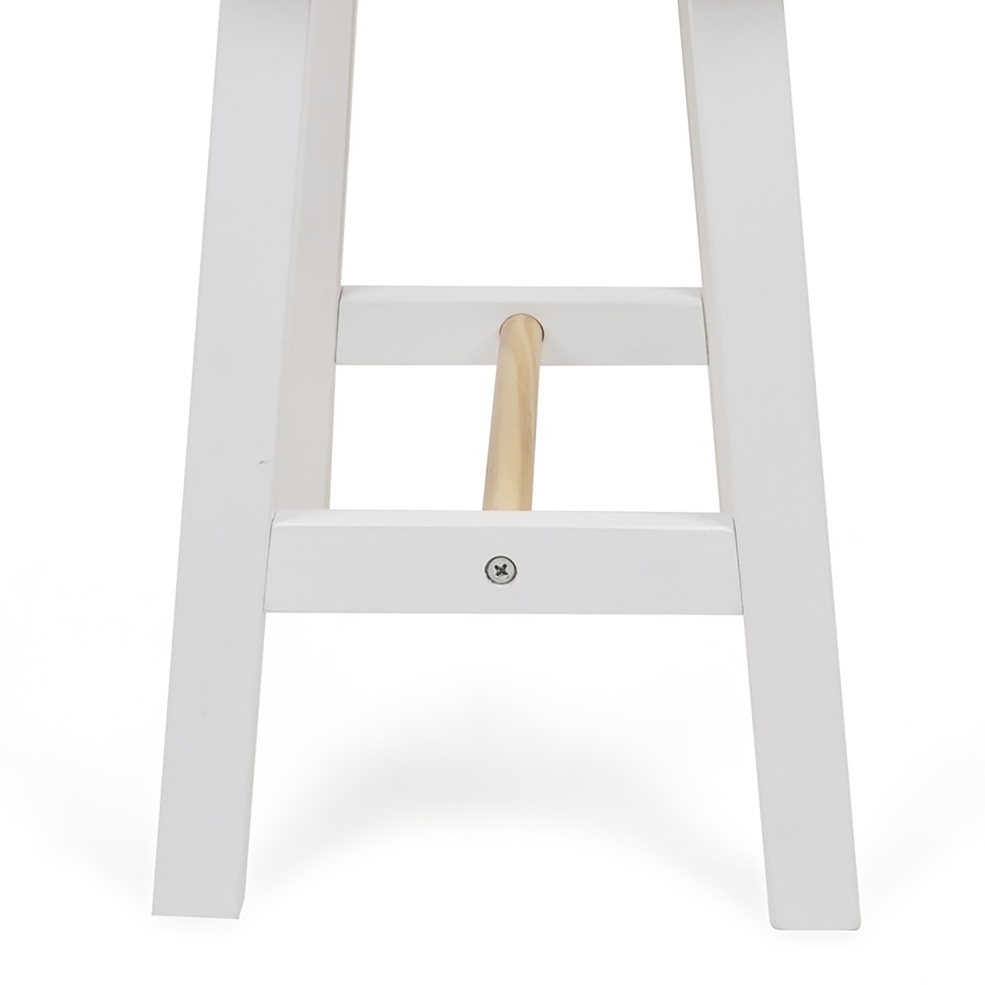 509 Crew: Little Flora - Seggiolone per bambole in legno - Fiore-Bianco-Rosa, Stazione di alimentazione, Bambole e animali di peluche, giocattolo finto gioco, bambino 3+