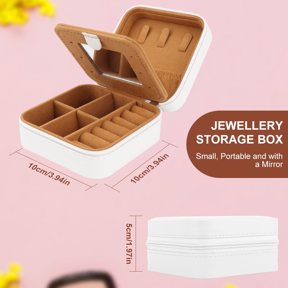 WALLFID Boite A Bijoux De Voyage - Mini Boîte à Bijoux