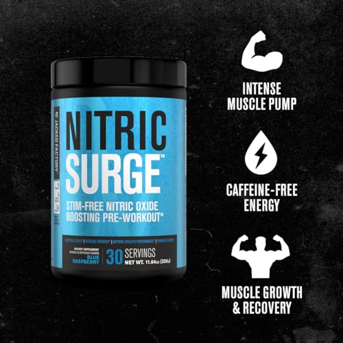 Jacked Factory JF1 Nitric Surge Stim Free Pre Workout Powder thumb #2