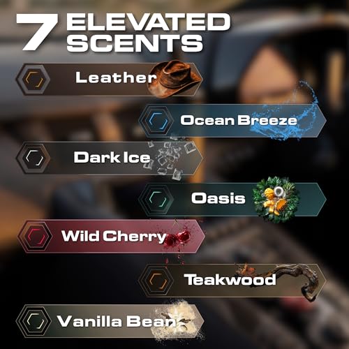 Image of Blackline Car Care - Teakwood Car Air Freshener Spray, Long-Lasting, Premium Odor Eliminator for Cars, Trucks, RVs, SUV, or Home Use - 8 fl OZ - Air Freshener - Teakwood Spray