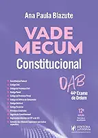 Vade Mecum Constitucional 44 Exame De Ordem - 12 Edição 2025 Juspodivm