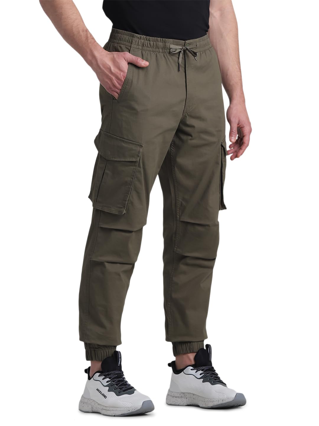 jack & jones Men's Regular Fit Mid Rise Pants-picture-55