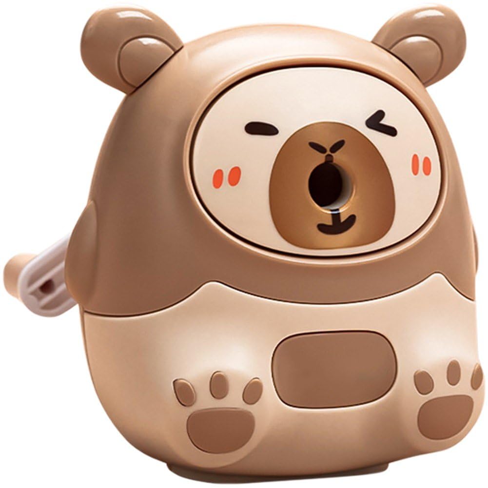 Uzztfa Manual Pencil Sharpener, Cute Capybara Shaped Pencil Sharpener Desktop Pencil Cutter Office School Handheld Pencil Sharpeners Stationery Supplies