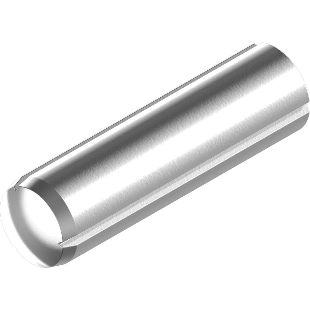 Roue kerbstifte DIN 1473 goujon cannelé acier inoxydable A1 réversible 8x35 mm