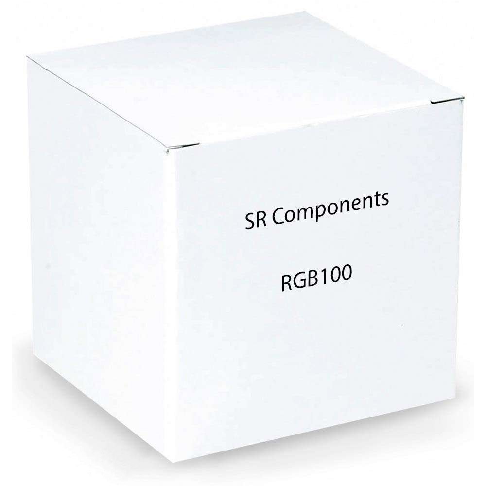 SR COMPONENTS RGB100 3RCA(R,G,B)COMPONENT VIDEO GOLD BLACK 100'