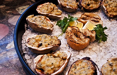 Loftin Oysters Ceramic Reusable Chargrilling Oyster Shell, Set Of 12. Great For Seafood Of All Kinds. Made In The Usa. #TOP4