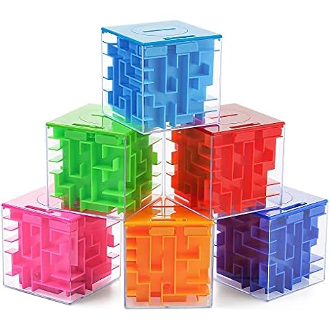 6 Pack Money Maze Puzzle Gift Boxes Cover