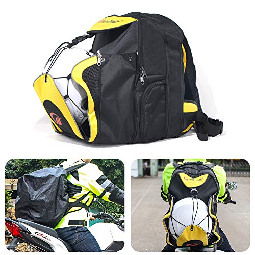 Katur Sac à dos étanche multifonction pour casque de moto 30 L Grande capacité Cover