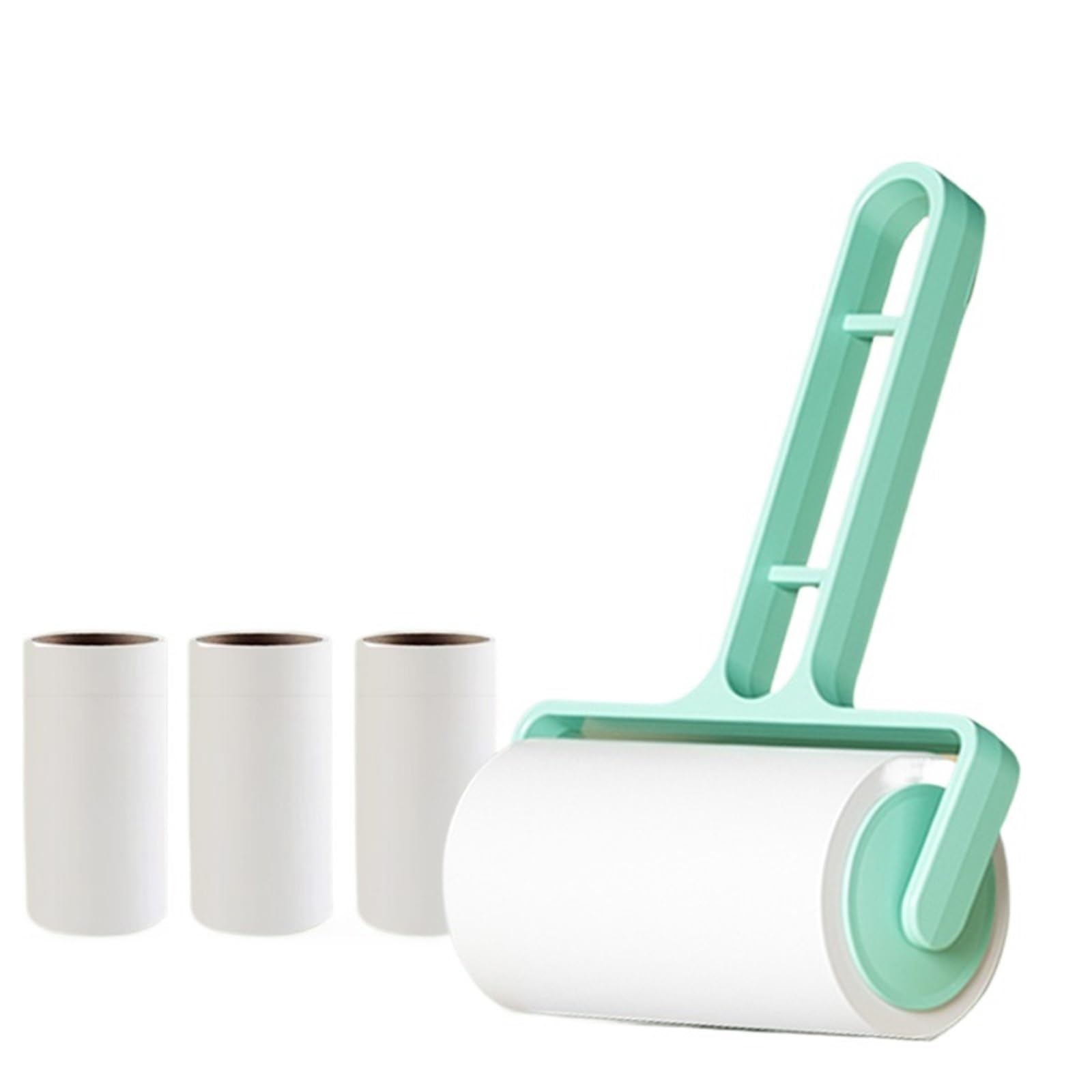 Lint Roller Reusable Lint Remover For Clothes Pellet Cat Hair Washable Sticky Roller Sofa Pet(1 roller-3 refills)