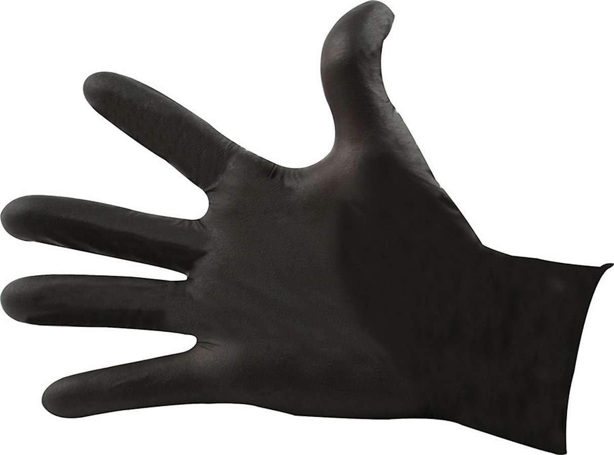 Allstar Performance ALL12027 Nitrile Gloves, Black, XXL – Large Allstar Performance ALL12027 Nitrile Gloves, Black, XXL – Large