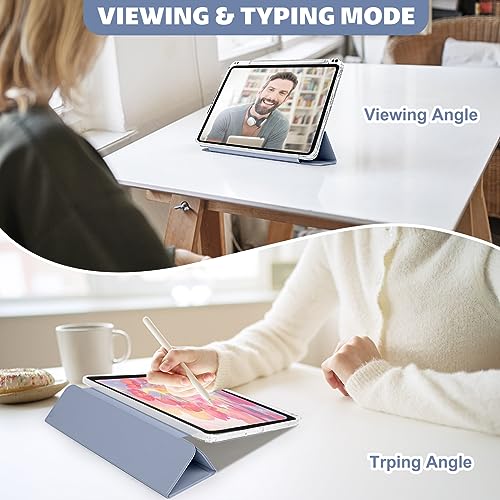 iPad AirのMiieadoo Case 9/8/7 Gen Case(2021/2020/2019) - 鉛筆ホルダー付きの衝撃プルーフカバー - スマートオートウェイク - 自宅/学校のピンクの生徒に適