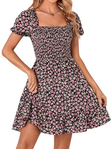 Image of Rooscier Women's Summer Boho Mini Dress