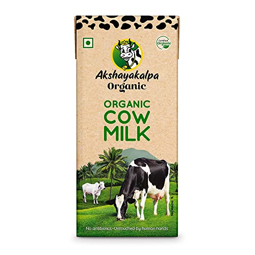 Image of Akshayakalpa Organic Cow Milk (UHT) Pack of 30 (200ml)