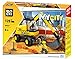 Produktbild BLOCKI KB0227 My City Bagger Baustellenfahrzeug | Klemmbausteine Spielset für Kinder ab 6 Jahren