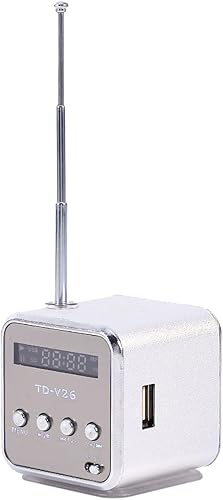 Miniatura 2 de Radio pequeña, reproductor de música USB, reproductor de MP3 MP4 SD TF USB Mini Radio adecuada para reuniones familiares y viajes