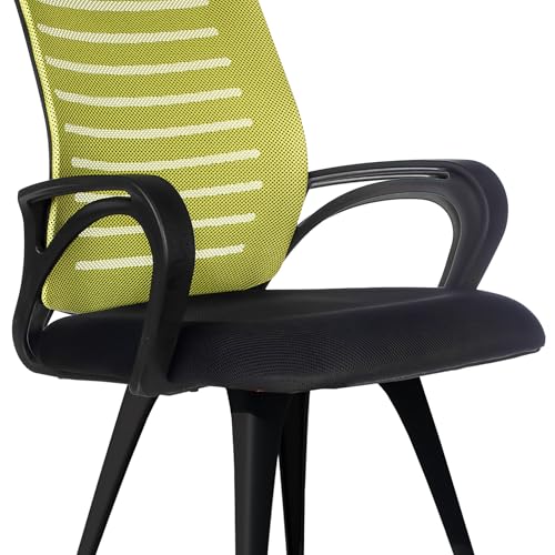 Image of ROSE Elite | 3 Years Brand Warranty | Ergonomic Office Chair, Study, WFH, Revolving, Rolling, Desk, Task, Laptop, Student Chair (Green, Elite MB Reception)