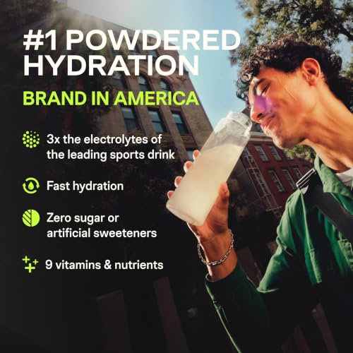 Liquid I.V. Sugar Free + Energy Electrolytes, BlackBerry Lemonade, 14 Count - image 3