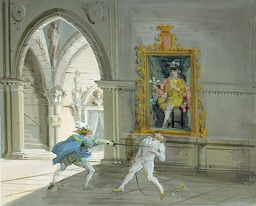Toile Don Juan le duel par Giuseppe Bernardino Bison reproduction d'art 60x90cm