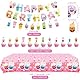 Obussgar Milch Tee Geburtstag Party Dekorationen - Bubble Tea Party Supplies enthalten Banner, Kuchen Topper, Teller, Tassen, Servietten, Luftballons, Tischdecke - Serves 20 (Banner)