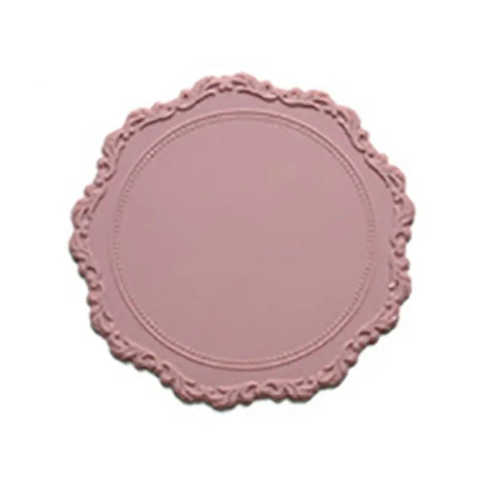 10Pcs Table Decoration Round Tableware Pad Non-slip Silicone Coaster Placemat Cup Mat for Cap(Color1)