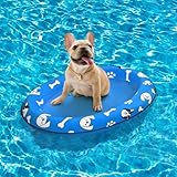 MICOOYO Dog Float Raft - Inflatable Dog Swimming Float for Summer Dogs Water Floats (Small)