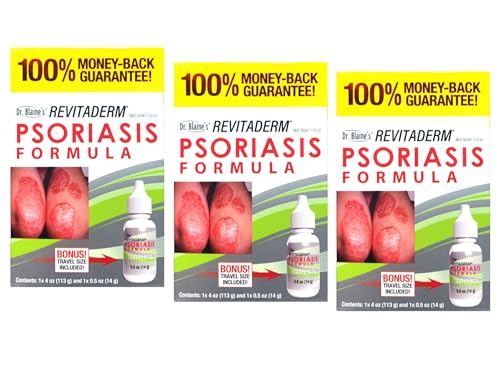 Dr. Blaines RevitaDERM Psoriasis Treatment 4 oz (Pack of 3)