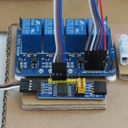 8-Stück PCF8574 IO Erweiterungsplatine I/O-Expander I2C Bus Auswertungs-Entwicklungs-Modul PCF8574 Modul ist geeignet für Arduino