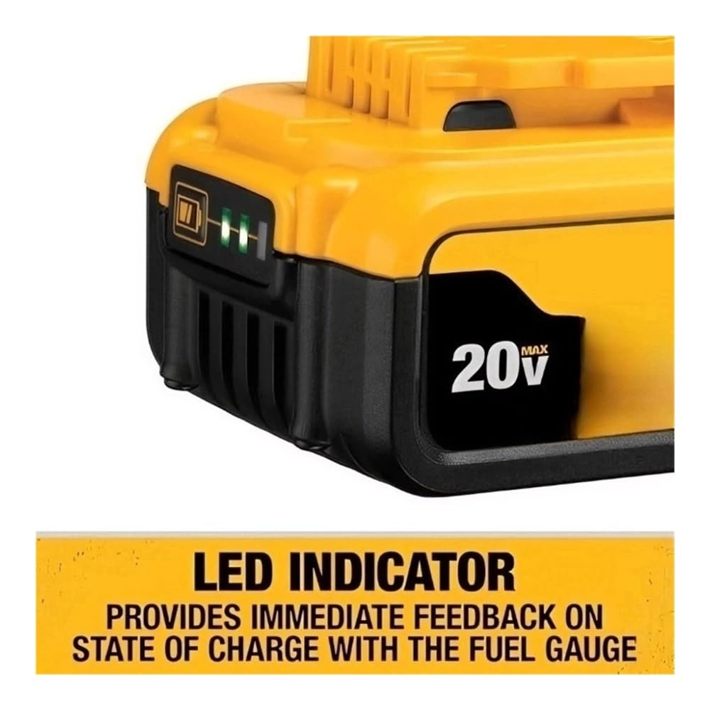 Compatible con DeWalt DCB205 20V MAX XR 5Ah batería de Iones de Litio Recargable de Repuesto Kit de Herramientas eléctricas inalámbricas