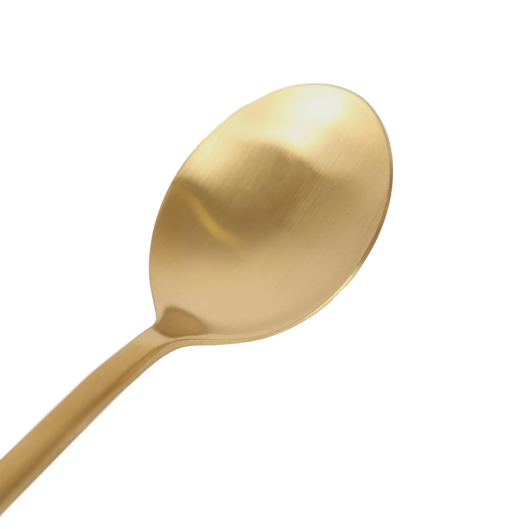 Argon Tischware 60 Stück Besteckset aus Edelstahl - Gold - Essen Gabeln Messer Löffel Hochglanzpoliert Metall 12-Person Tisch Gabel Messer Löffel Set