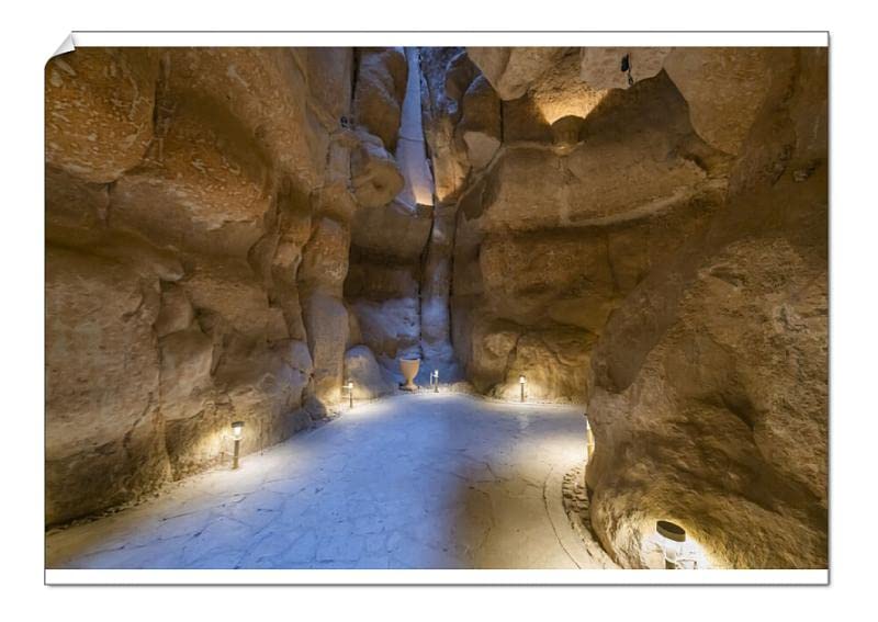 robertharding A2 Poster of Cave at Al Qarah mountain, Al Ahsa (Al Hasa) Oasis (24256081)
