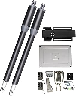 Automatic Gate Opener Kit 150KG Universal Garage Door Opener Home Sliding Door Automation System DC 24V/DC12V Swing Gate Opener Swing for Dual Swing Gates,Driveway Gates and So On (Color : Yellow)