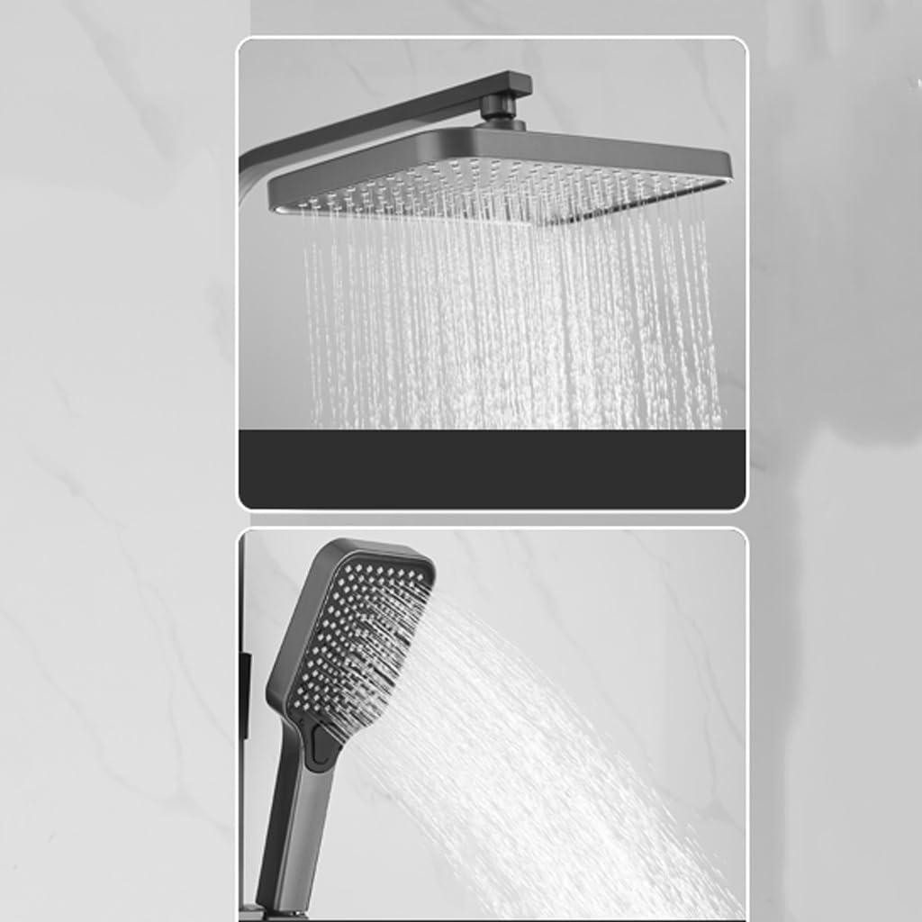 Tecla de Piano, cabezal ducha con pantalla digital, juego doméstica, secado flores, lluvia, baño