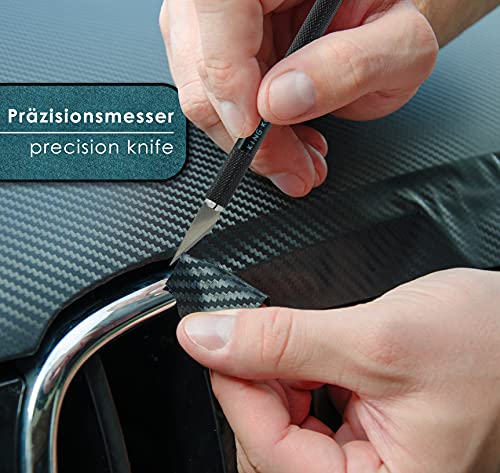 Rakel-Set von KING KONG STATE - hochwertiges Folierungs-Werkzeug-Set mit Präzisionsmesser und Folienrakel – Bild 3