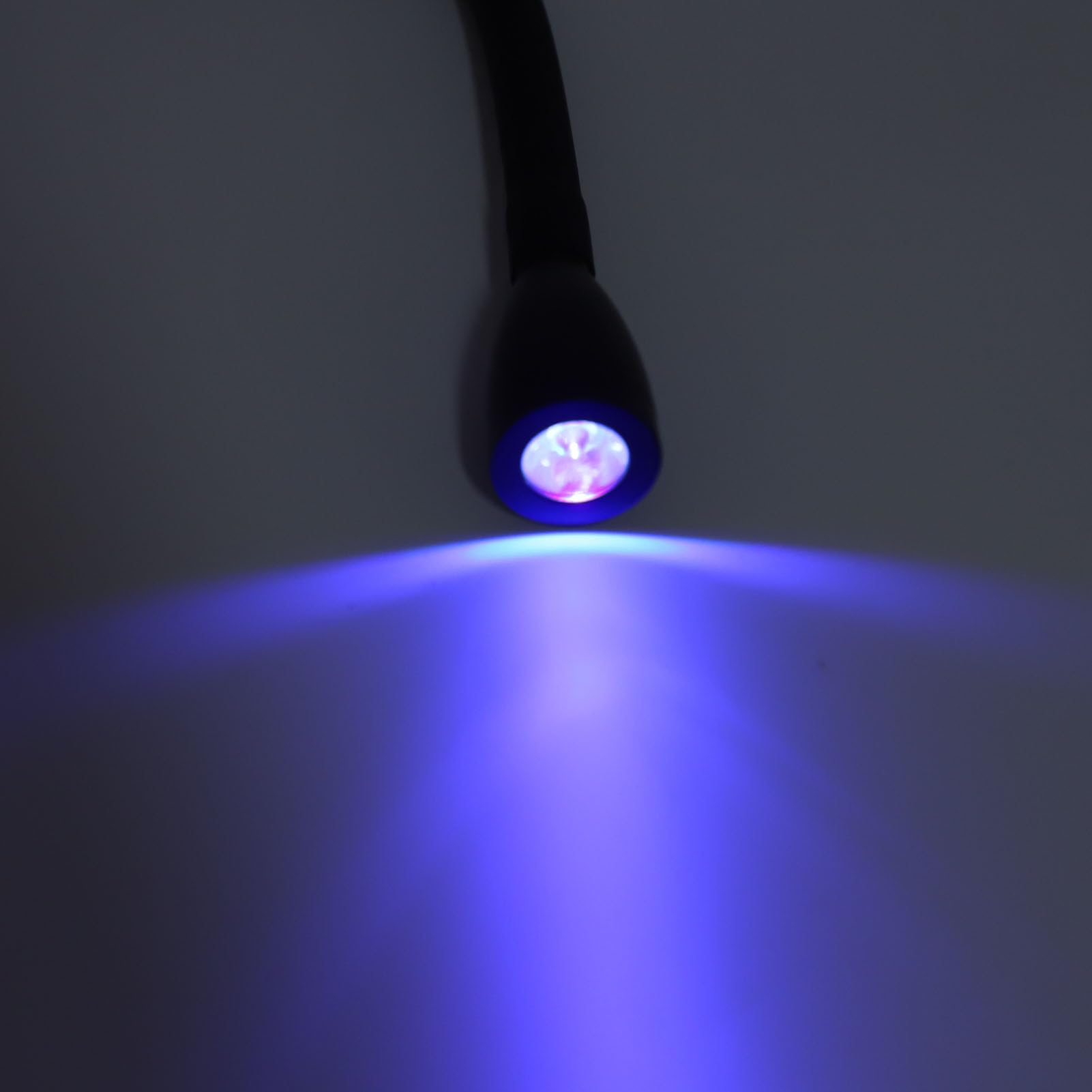 LED Light 395 to 400nm Flexible LED Lash Light with Clamp and Foot Pedal Switch for Lash Extensions, Manicures