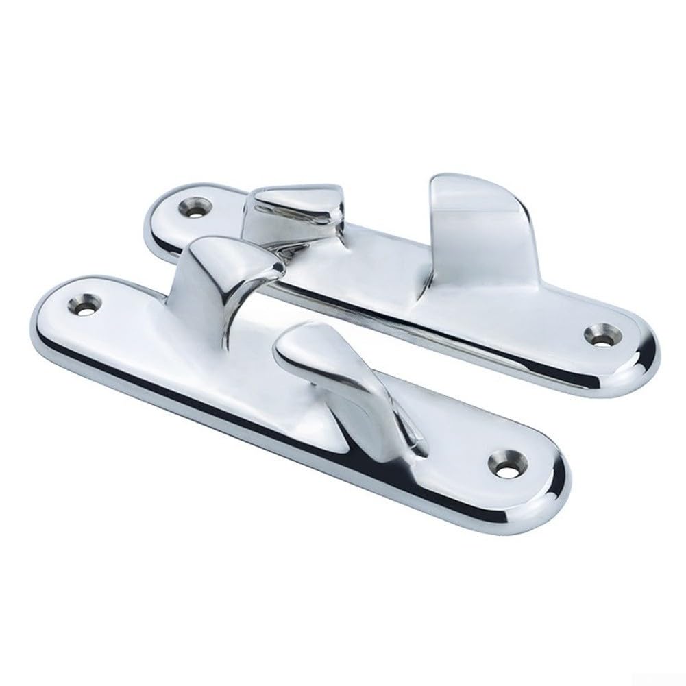 Tacchetto guida per corda in acciaio inossidabile 316 per barca concavo passacavo per yacht marina ponte hardware finitura lucida a specchio grandi dimensioni 26 cm resistente (10 pollici destra)