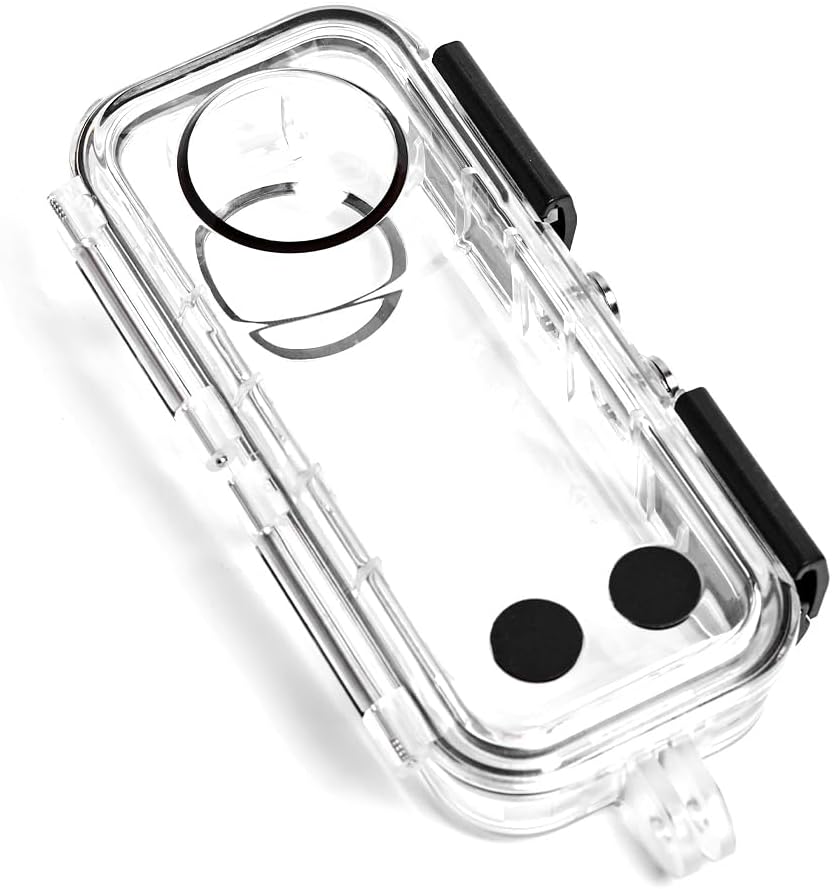 FEICHAO X5 Camera Housing Case 45m Deep Diving Waterproof Shell Compatible with X5 Sports Camera (Glass Lens)