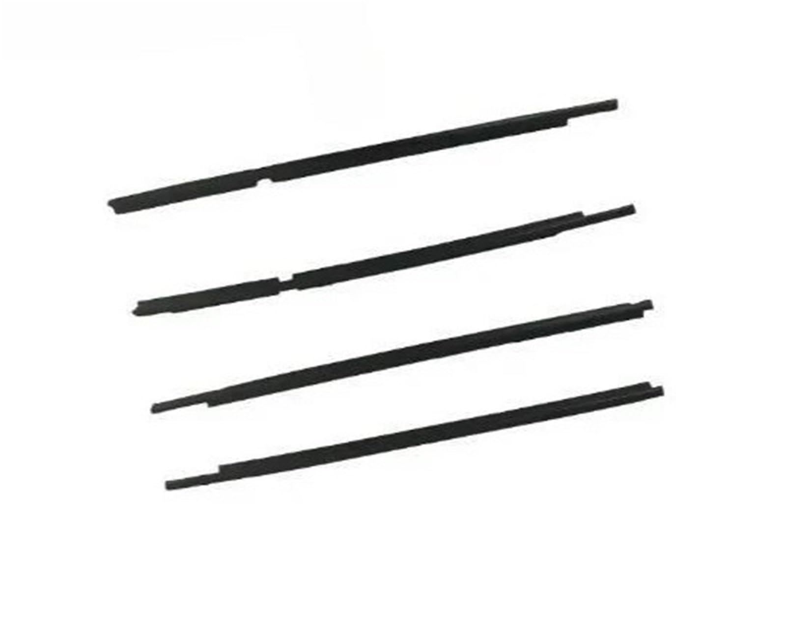 Automotive Weather Stripping 4 Pcs 68210-0D120 Outside Window Moulding Trim Sedan Saloon Glass Laminate Weatherstrip for Vitz 2007-2012