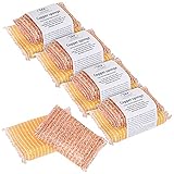 Redecker Copper Sponge, Set of 10, Includes 5 Large and 5 Medium Copper Fiber Sponges, Durable Non-Abrasive Scrubber, Cleans Stainless Steel Appliances, Pots and Pans, Auto Parts, Machine Washable