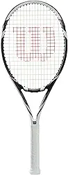 Wilson Six Two Raquete de tênis WR125110U, raquetes de tênis femininas, masculinas, preta, 2 EU