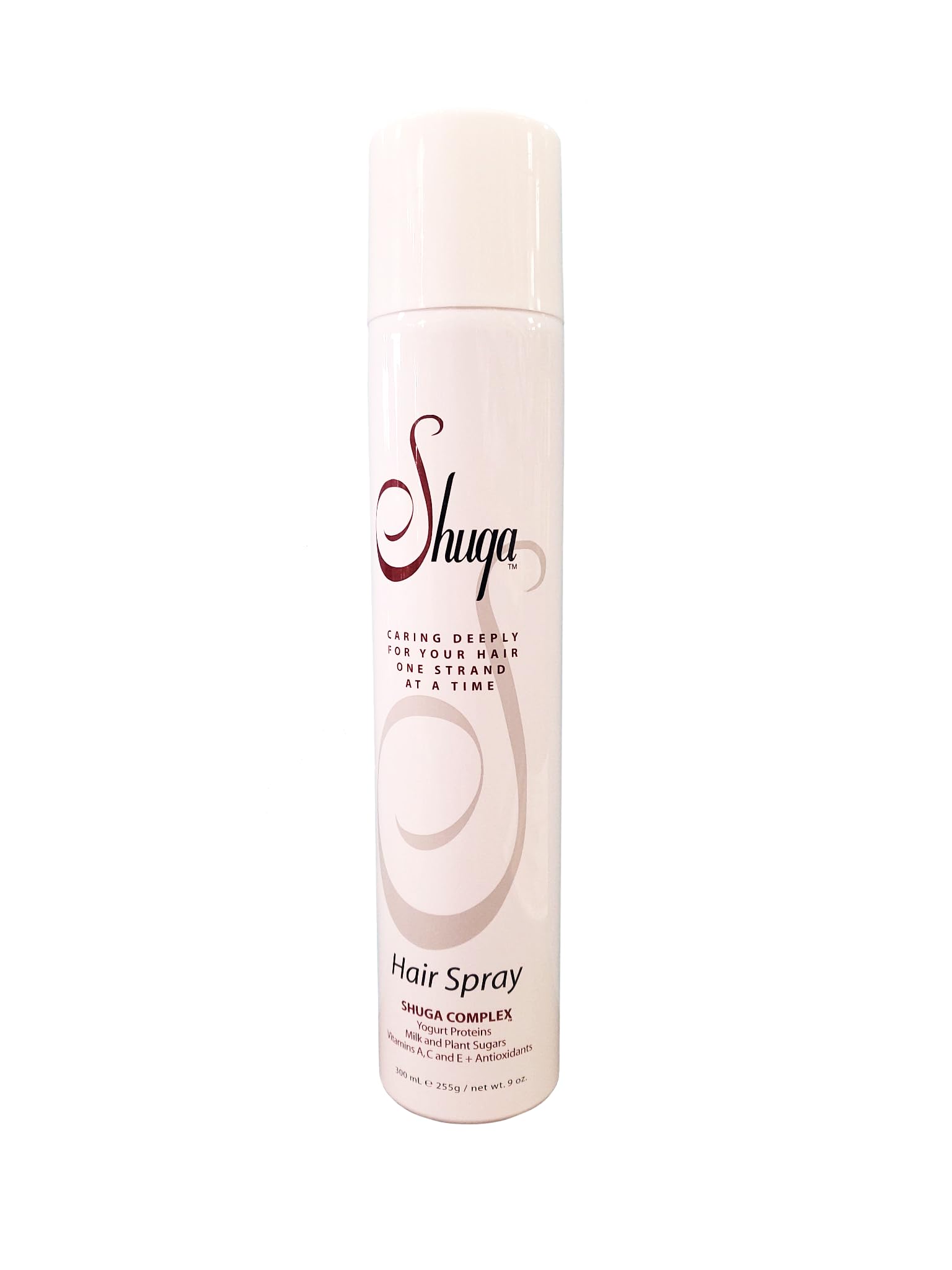 Shuga Hair Spray, Aerosol Firm Workable Hold Hairspray 55 VOC, Earth Friendly, Water Soluble (9 oz / 300 ml)