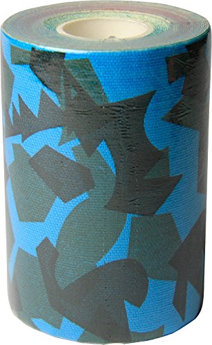 New-HALE テーピング テープ ロールタイプ AKT カラー カモ柄 10cm×5m 761889 ターコイズブルー