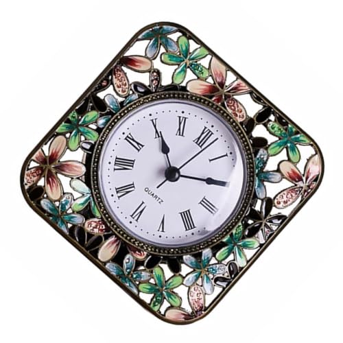 Decoración de escritorio con reloj de mesa decorativo mini 2