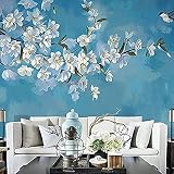 Le papier peint imprime la pièce bleue Hyun hors de l'arrière-plan tissé fait sur commande non tissé Papier Peint 3D Salle de séjour Chambre à coucher Salle de séjour Mural murale enfant-430cm×300cm